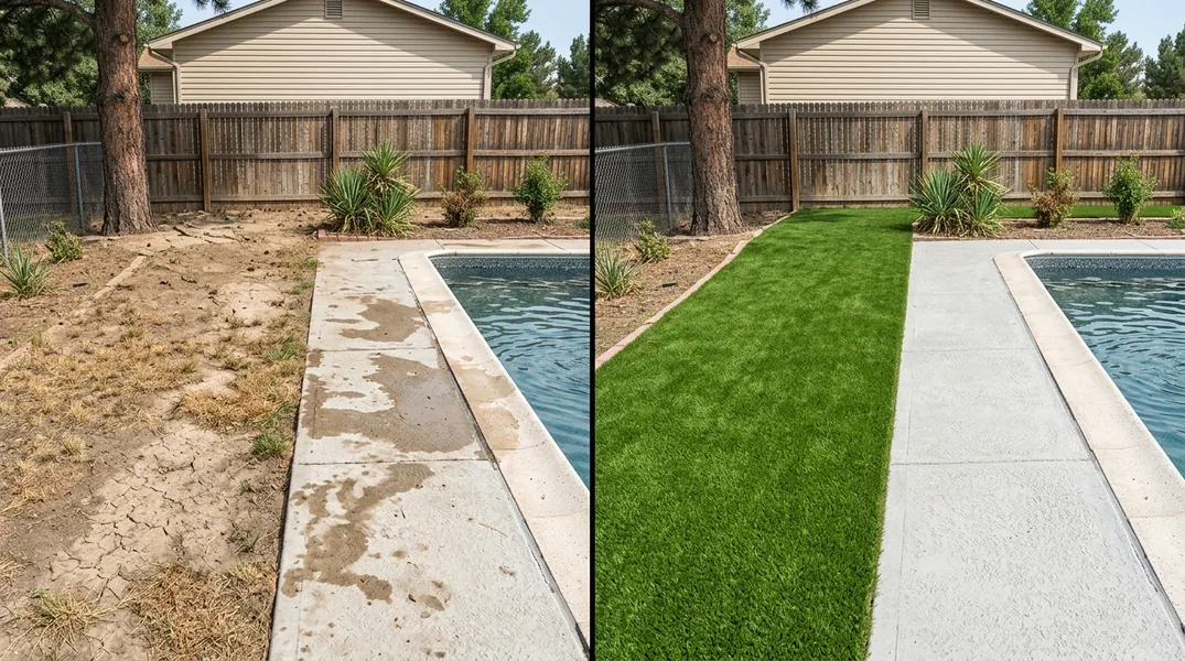 Result artificial grass installation in Pueblo - Pueblo Artificial Grass Installation